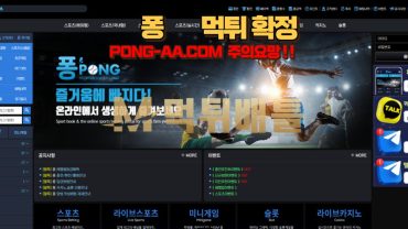 PONG (퐁)    PONG-AA.COM  타사 보험베팅으로 확인된다며 원금처리.    먹튀 확정!